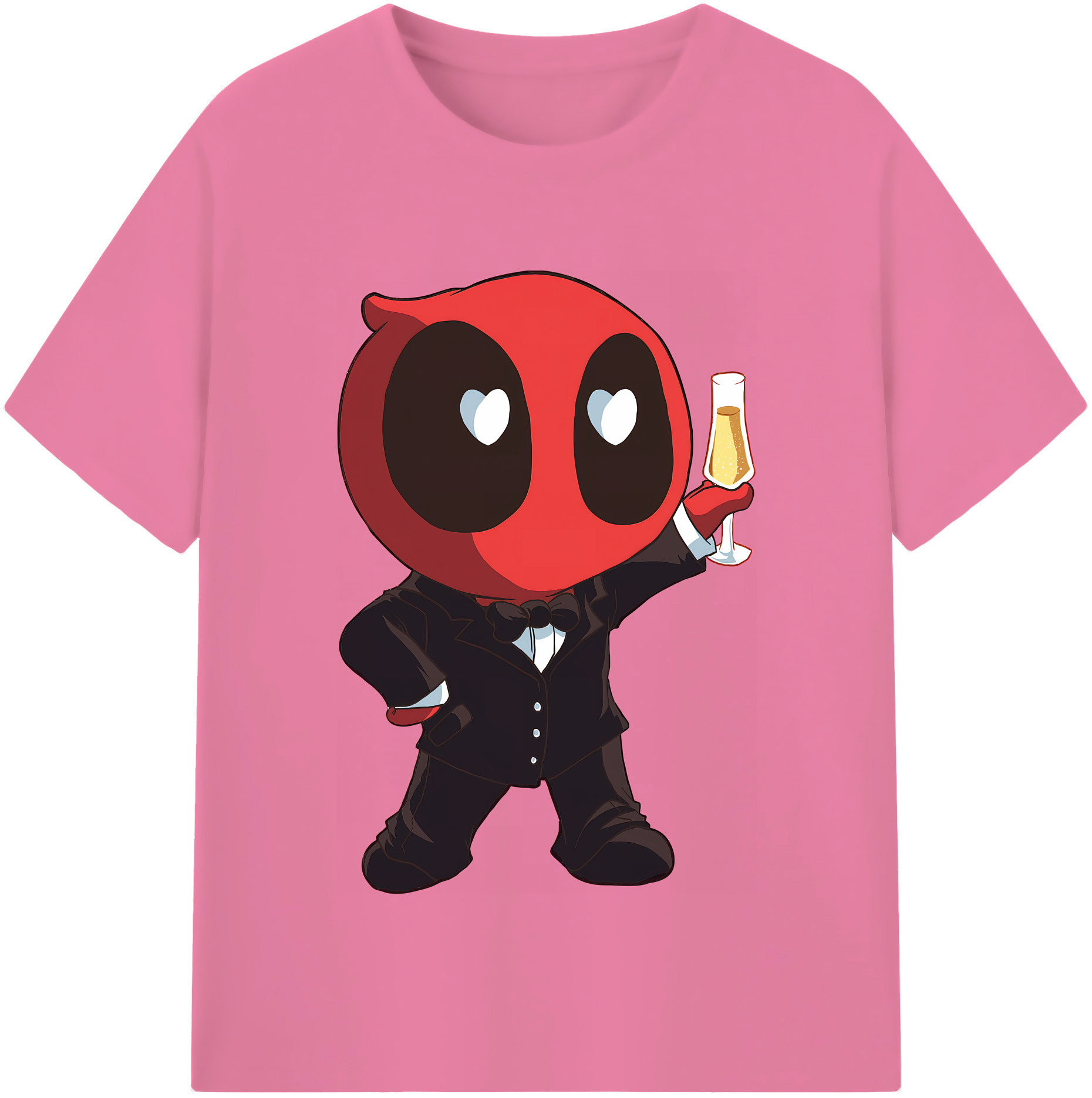 （画像用） Deadpool デッドプール 綿100％半袖Tシャツ（フロントプリント）